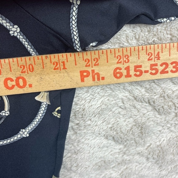 J. MCLAUGHLIN Catalina Cloth Chain Print Blouse Size XL - Picture 11 of 12